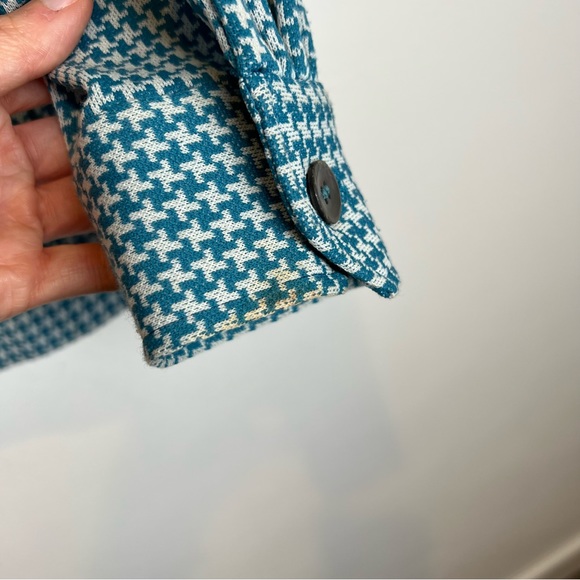 Vintage Blue Houndstooth Jacket - Picture 8 of 8